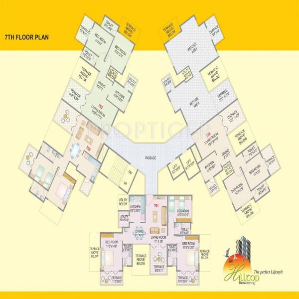 Tower A Cluster Plan hilltop-residency Tower A Cluster Plan