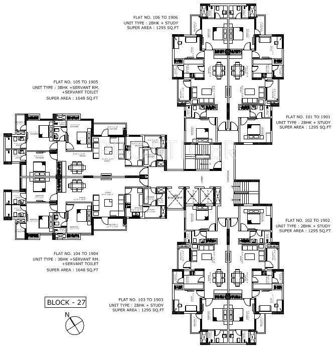  lotus boulevard Tower 1 Cluster Plan