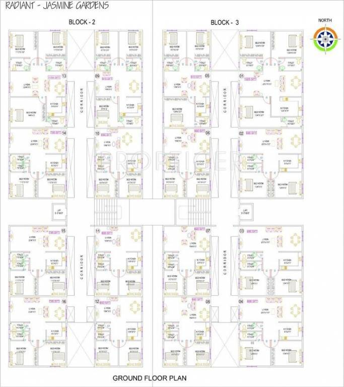  jasmine gardens Block 1 Cluster Plan