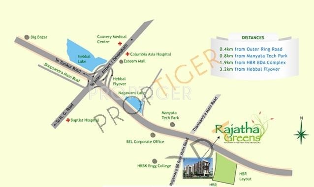 Nirman Sonestaa Rajatha Greens Location Plan