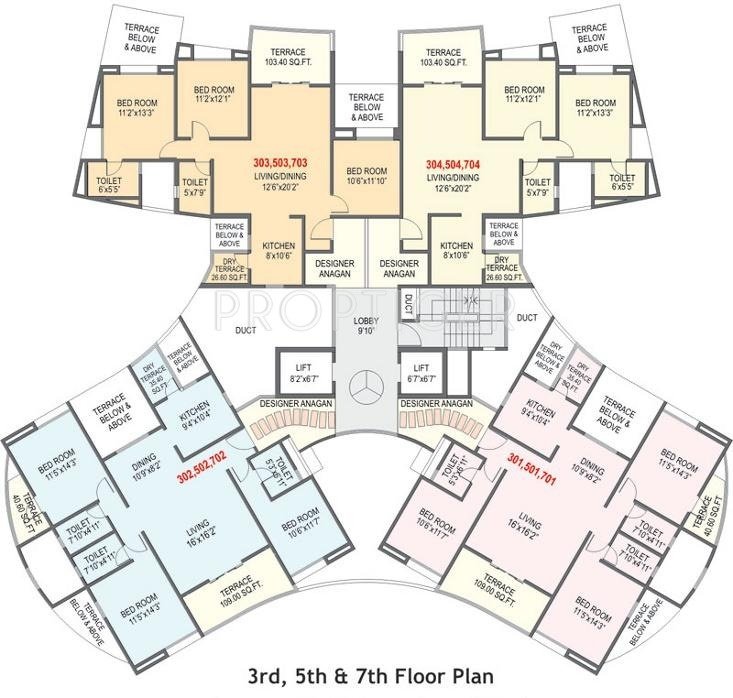 prospera Images for Cluster Plan of Nandan Buildcon Prospera