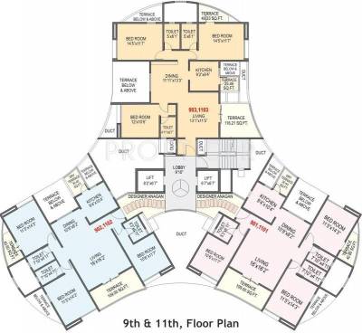  prospera Images for Cluster Plan of Nandan Buildcon Prospera