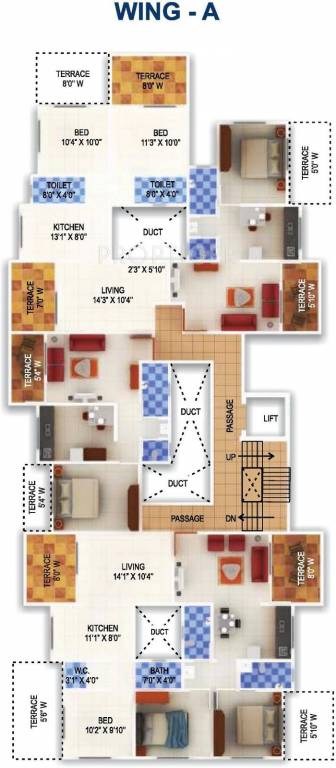 Images for Cluster Plan of Shivam Majestica