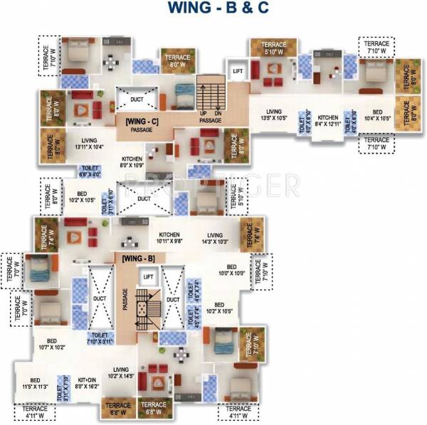 Images for Cluster Plan of Shivam Majestica Images for Cluster Plan of Shivam Majestica