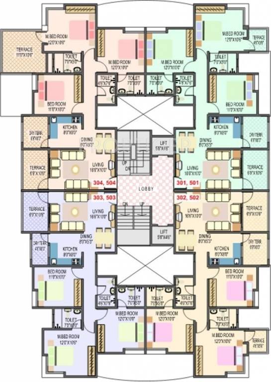 Images for Cluster Plan of Home Developers Bhagyatara Society