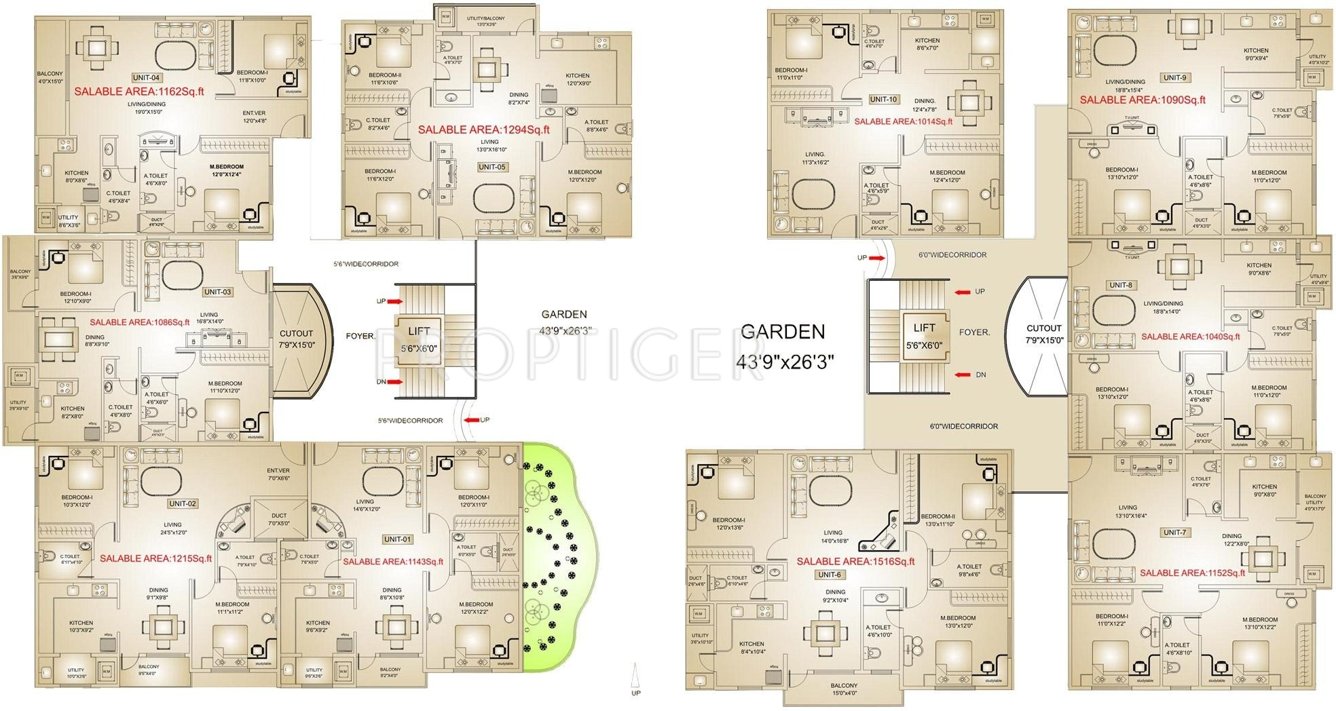 Images for Cluster Plan of GK Shelters Jewel City