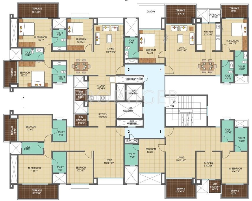 Images for Cluster Plan of Pharande Woodsville