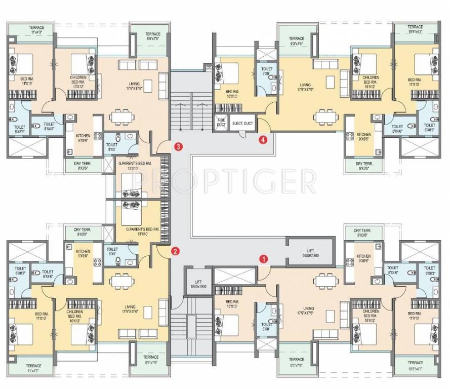 Images for Cluster Plan of Pharande Woodsville