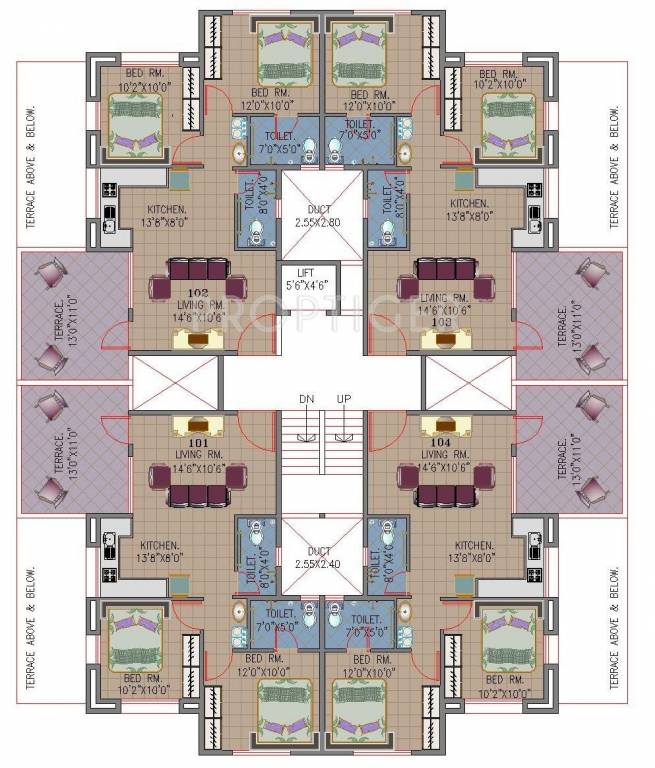 Images for Cluster Plan of Khivansara Shubham Terraces