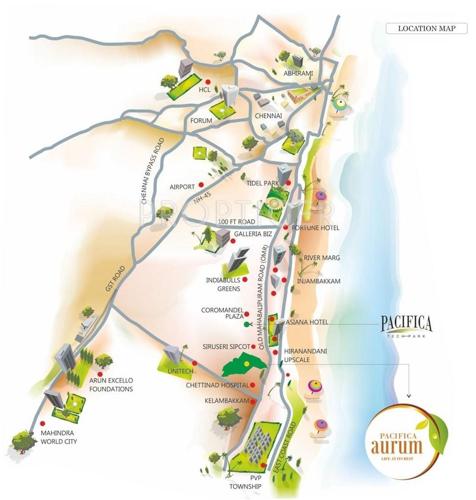  aurum-villas Images for Location Plan of Pacifica Aurum Villas