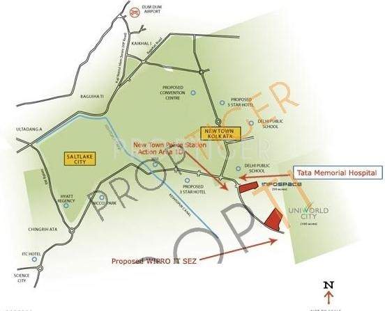 air Images for Location Plan of Unitech Air