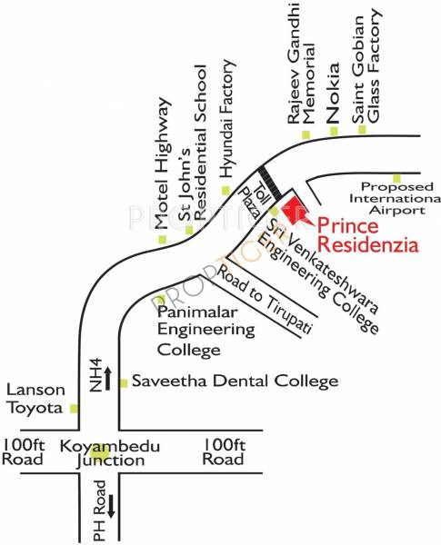 Images for Location Plan of Prince Residenzia Images for Location Plan of Prince Residenzia