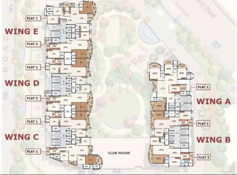  courtyard Images for Site Plan of Prince Courtyard