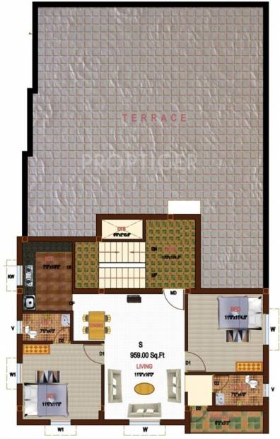 Images for Cluster Plan of Sikara Westend