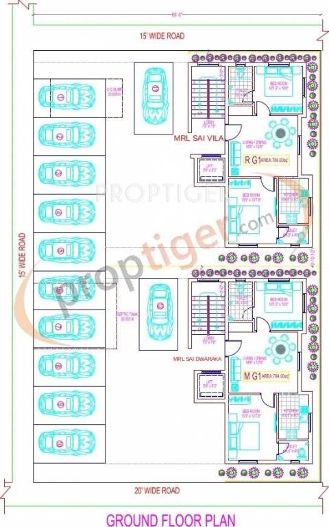 Images for Cluster Plan of MRL Sai Vila