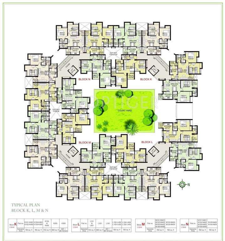 Images for Cluster Plan of Arihant Foundation and Housing Frangipani