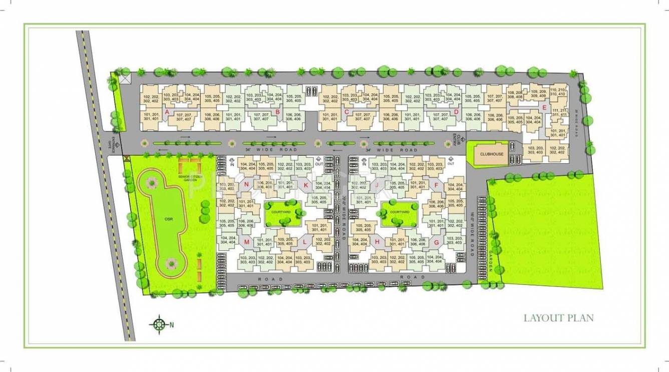 Images for Layout Plan of Arihant Foundation and Housing Frangipani