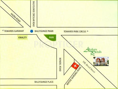  petals Images for Location Plan of Akshara Petals