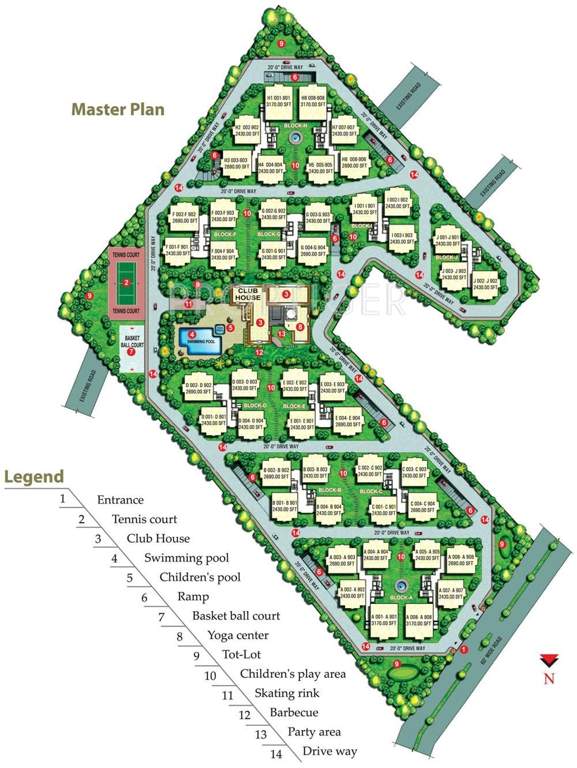  nagarjuna residency Images for Master Plan of NCC Nagarjuna Residency
