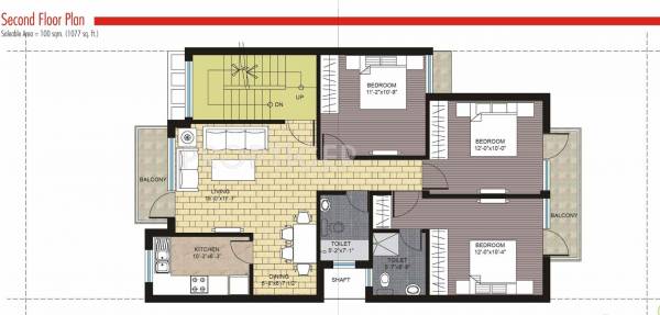 Images for Cluster Plan of Unitech Unihomes