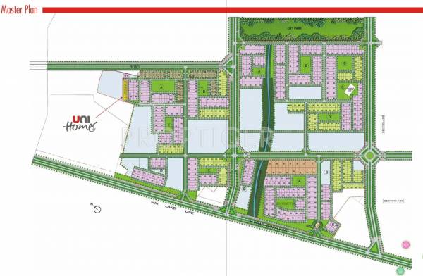 Images for Master Plan of Unitech Unihomes