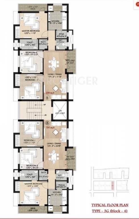 Images for Cluster Plan of Vijay Shanthi Silent Valley