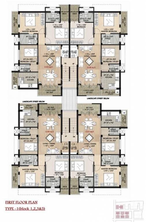 Images for Cluster Plan of Vijay Shanthi Silent Valley