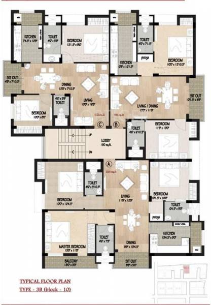 Images for Cluster Plan of Vijay Shanthi Silent Valley