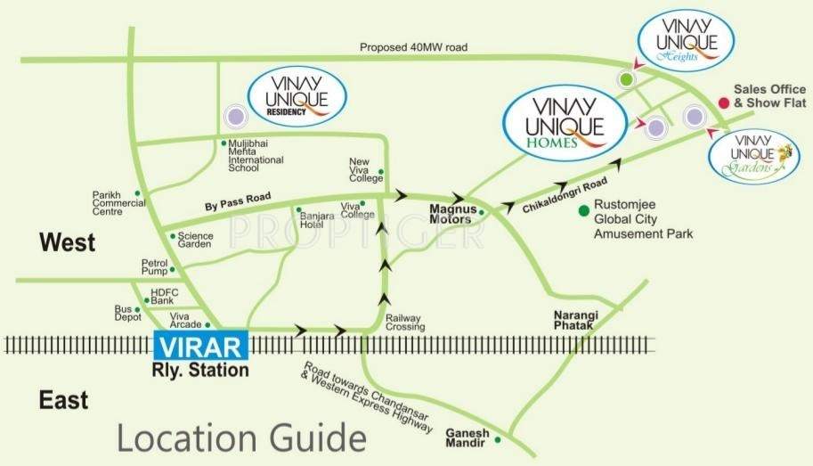  homes Images for Location Plan of Vinay Unique Homes