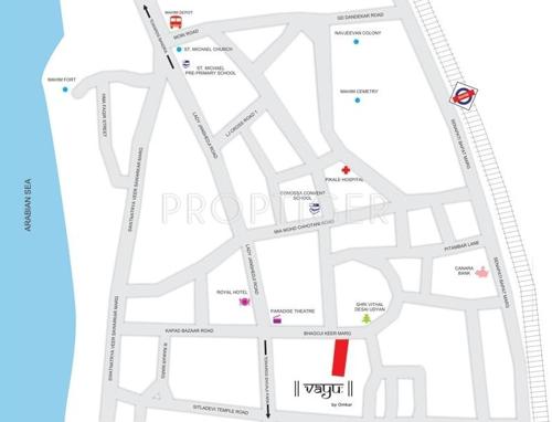  vayu Images for Location Plan of Omkar Realtors And Developers Vayu