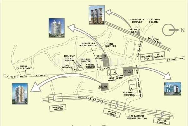  oasis Images for Location Plan of Srishti Oasis