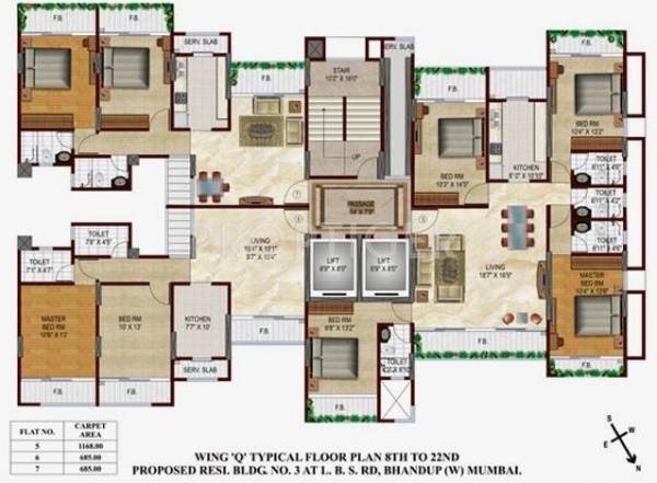 Images for Cluster Plan of Srishti Group Heights