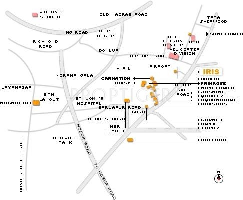  iris Images for Location Plan of Sobha Iris