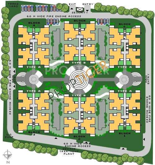 dahlia Images for Master Plan of Sobha Dahlia