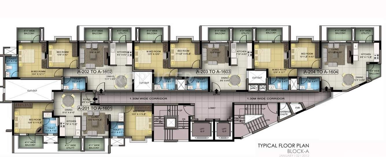  premero Block A Cluster Plan