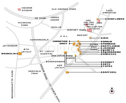 Images for Location Plan of Sobha Mayflower
