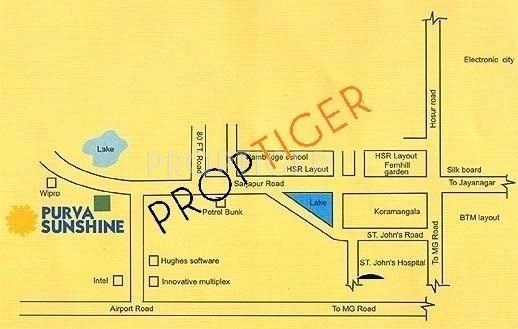 Images for Location Plan of Puravankara Purva Sunshine