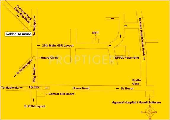  jasmine Images for Location Plan of Sobha Jasmine