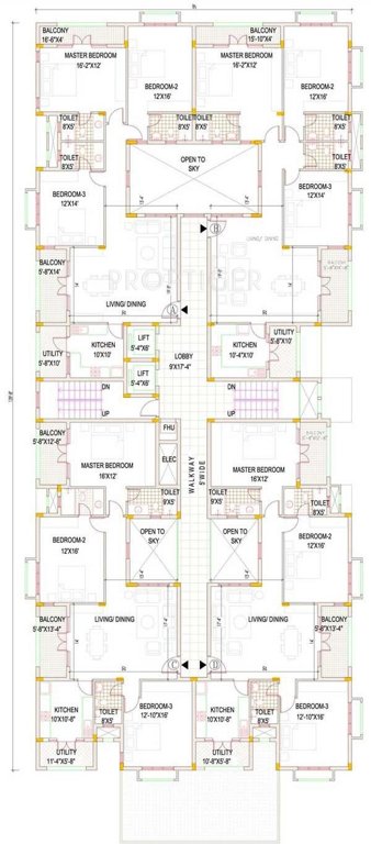  whispering meadows Springfield Tower Cluster Plan