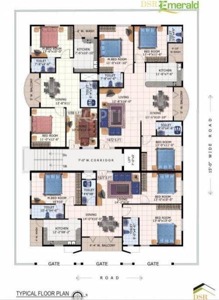  dsr-emerald Tower 1 Cluster Plan