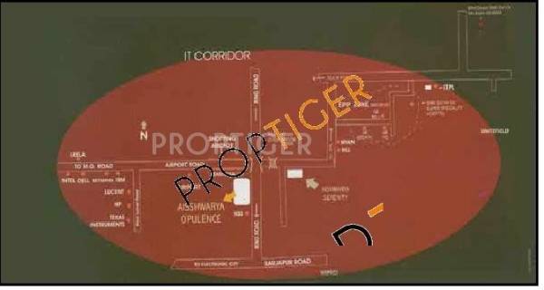Images for Location Plan of Aisshwarya Opulence Apartments