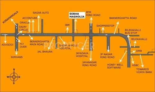  magnolia Images for Location Plan of Sobha Magnolia