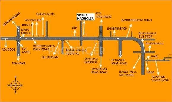  magnolia Images for Location Plan of Sobha Magnolia