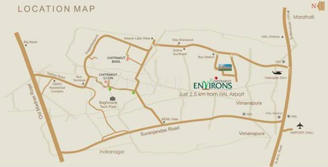 Images for Location Plan of Chitrakut Environs