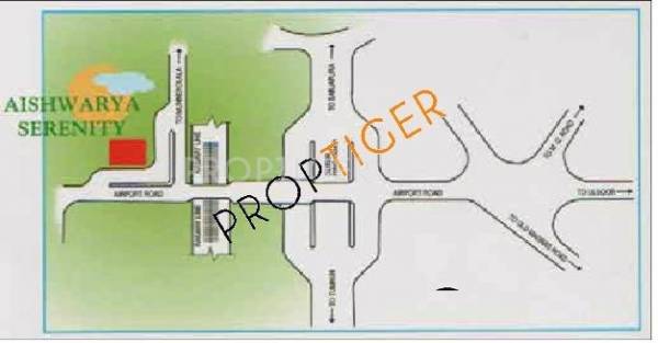 Images for Location Plan of Aisshwarya Serenity