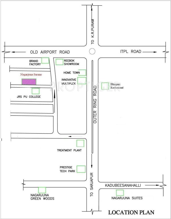 Images for Location Plan of NCC Urban Nagarjuna Serene