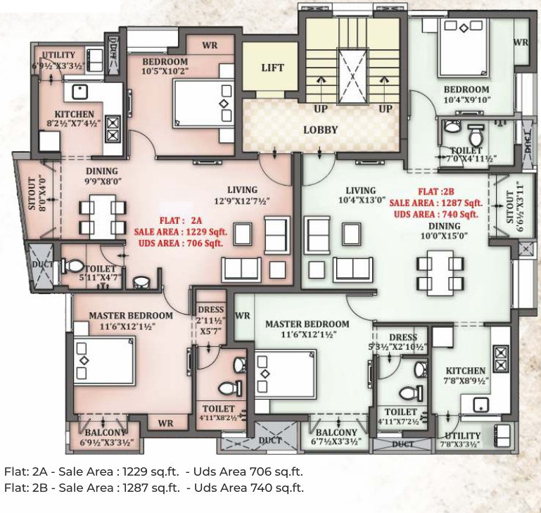  sandstone Sandstone Cluster Plan for 2nd Floor