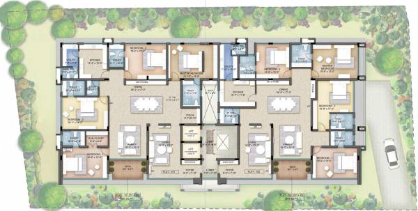  legacy Legacy Cluster Plan from 1st to 3rd Floor