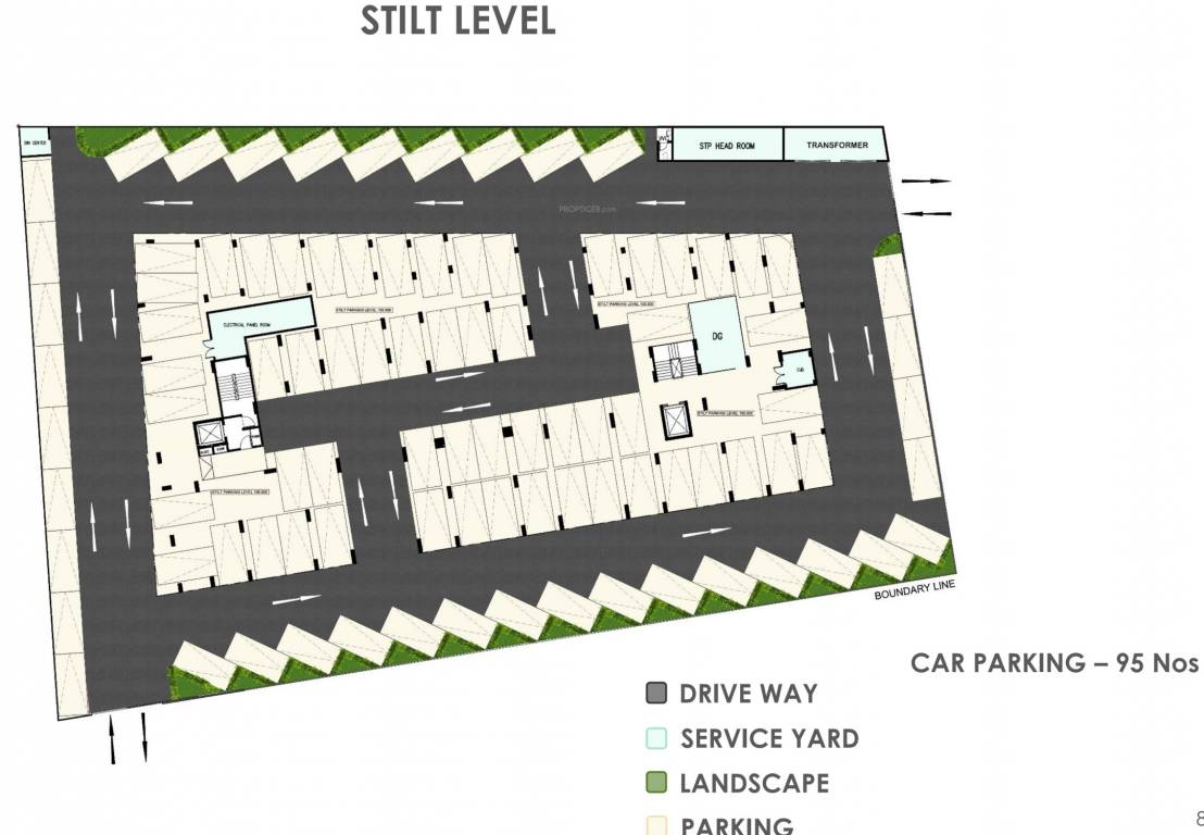  iconest 5 Iconest 5 Cluster Plan for Stilt Floor
