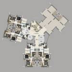  purva-clermont Tower D Cluster Plan for 6th Floor